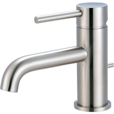 PIONEER INDUSTRIES Pioneer Motegi Single Lever Bathroom Faucet with Brass Pop-Up PVD Brushed Nickel 3MT160-BN